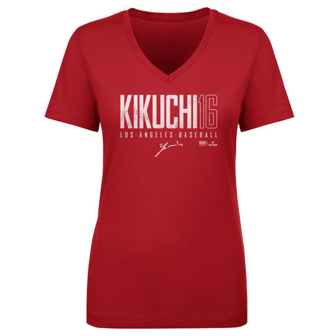 Yusei Kikuchi Women's V-Neck T-Shirt | 500 LEVEL