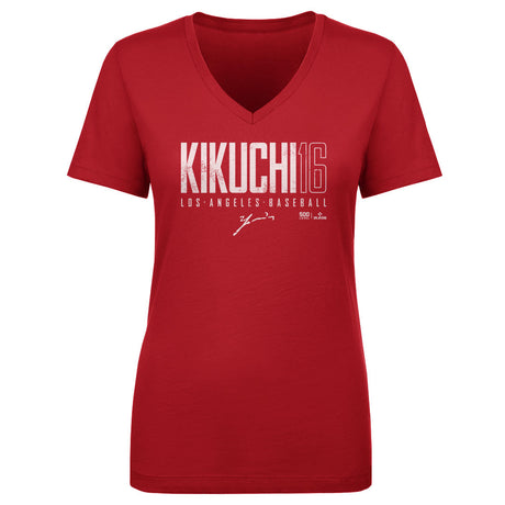 Yusei Kikuchi Women's V-Neck T-Shirt | 500 LEVEL