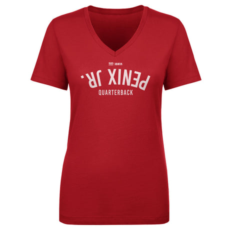 Michael Penix Jr. Women's V-Neck T-Shirt | 500 LEVEL