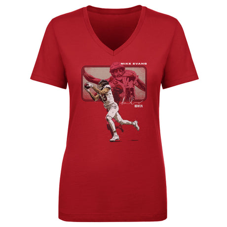 Mike Evans Women's V-Neck T-Shirt | 500 LEVEL