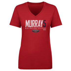Dejounte Murray Women's V-Neck T-Shirt | 500 LEVEL