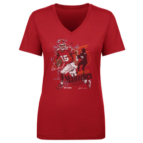 Patrick Mahomes Women's V-Neck T-Shirt | 500 LEVEL