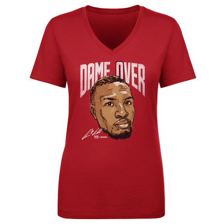 Damian Lillard Women's V-Neck T-Shirt | 500 LEVEL