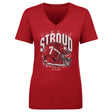 C.J. Stroud Women's V-Neck T-Shirt | 500 LEVEL