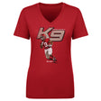 Kenneth Walker III Women's V-Neck T-Shirt | 500 LEVEL