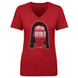 Marvin Harrison Jr. Women's V-Neck T-Shirt | 500 LEVEL