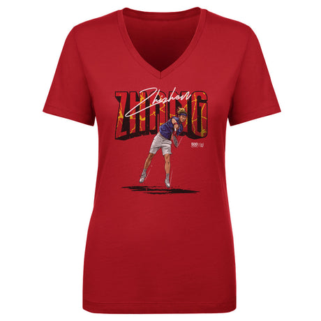 Zhizhen Zhang Women's V-Neck T-Shirt | 500 LEVEL