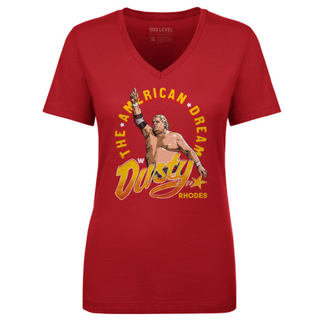 Dusty Rhodes Women's V-Neck T-Shirt | 500 LEVEL