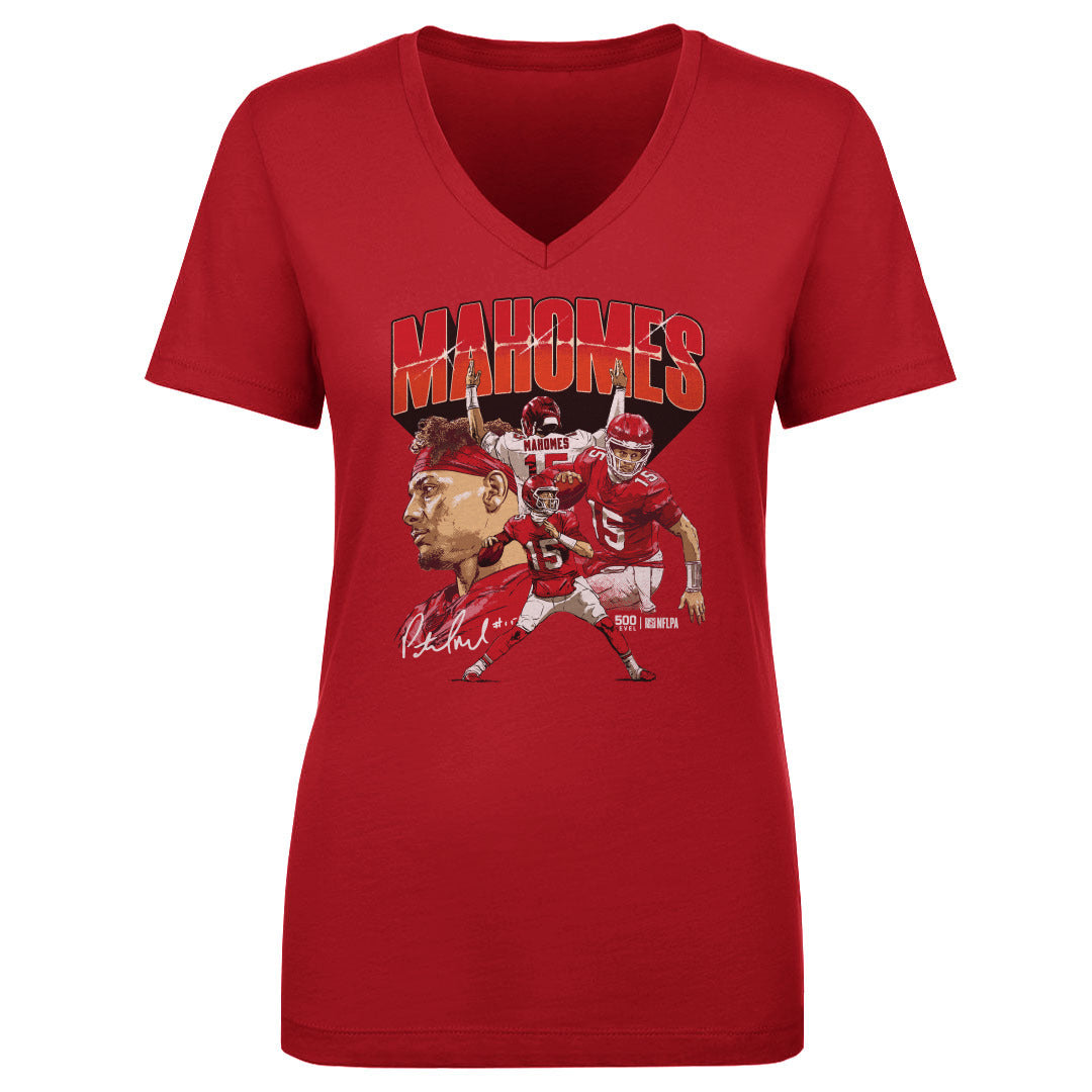 Patrick Mahomes Women's V-Neck T-Shirt | 500 LEVEL