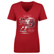 Gordie Howe Women's V-Neck T-Shirt | 500 LEVEL