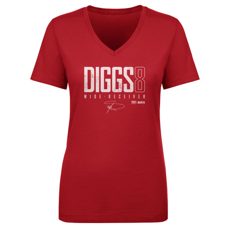 Stefon Diggs Women's V-Neck T-Shirt | 500 LEVEL