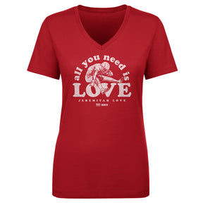 Jeremiyah Love Women's V-Neck T-Shirt | 500 LEVEL