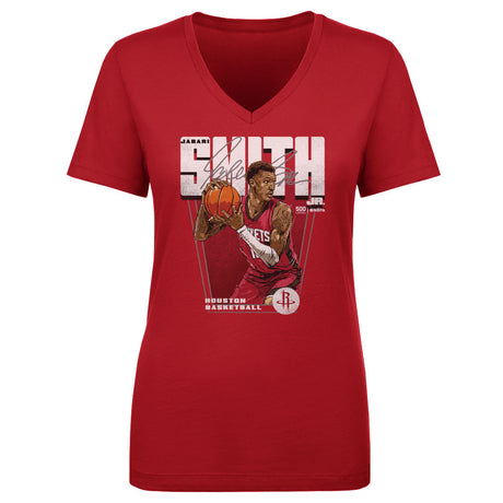 Jabari Smith Jr. Women's V-Neck T-Shirt | 500 LEVEL