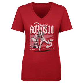 Demarcus Robinson Women's V-Neck T-Shirt | 500 LEVEL