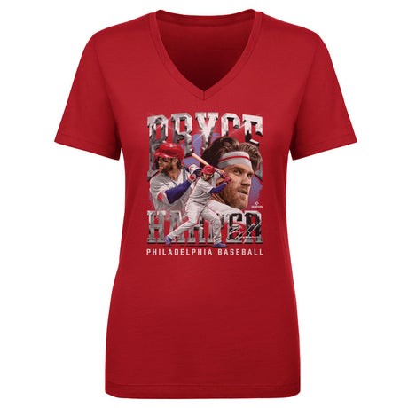 Bryce Harper Women's V-Neck T-Shirt | 500 LEVEL
