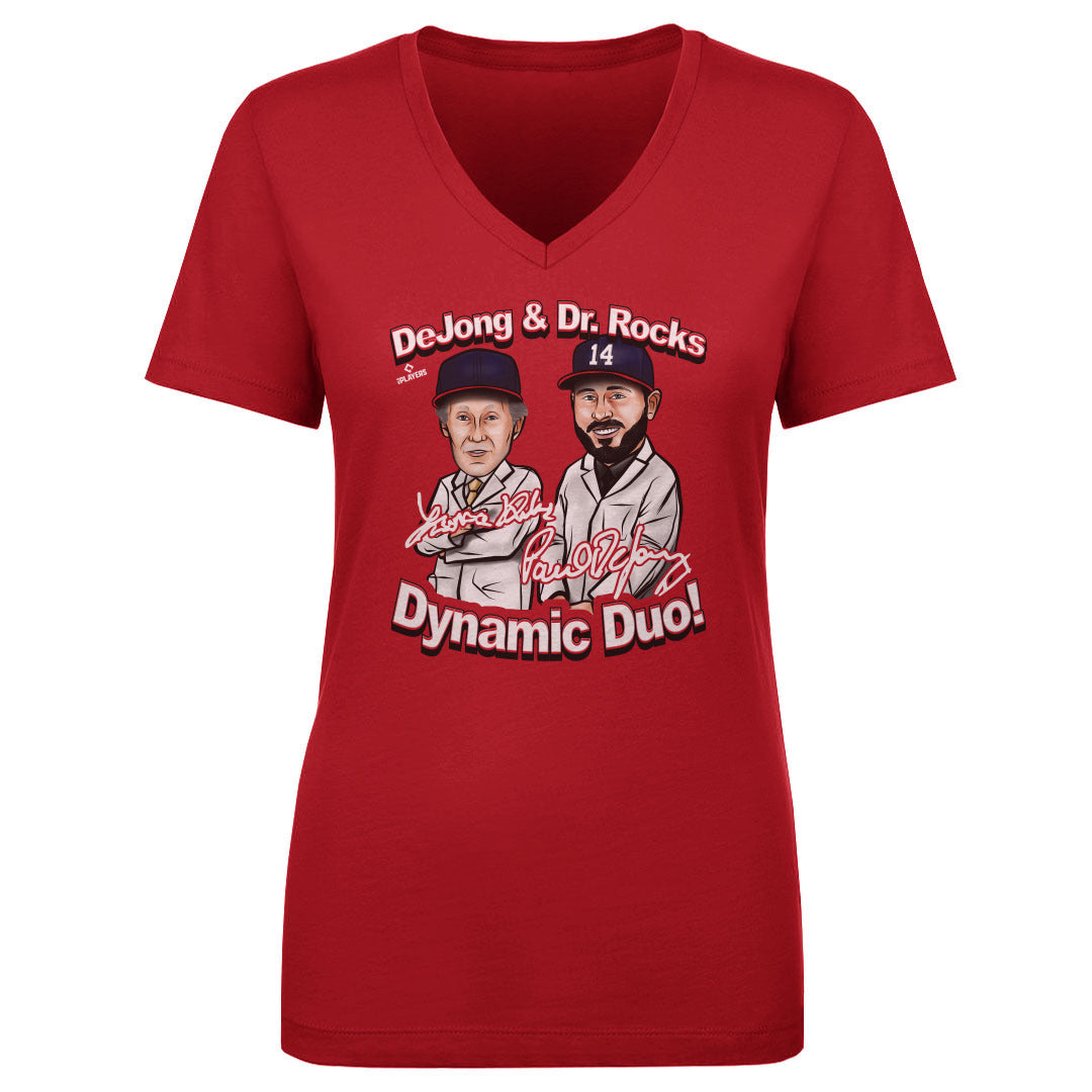 Paul DeJong Women's V-Neck T-Shirt | 500 LEVEL