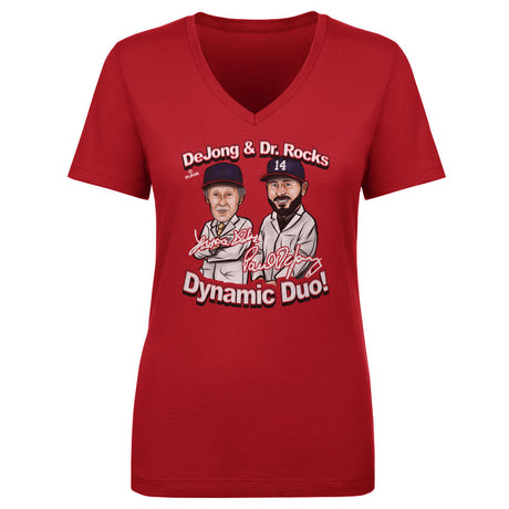 Paul DeJong Women's V-Neck T-Shirt | 500 LEVEL