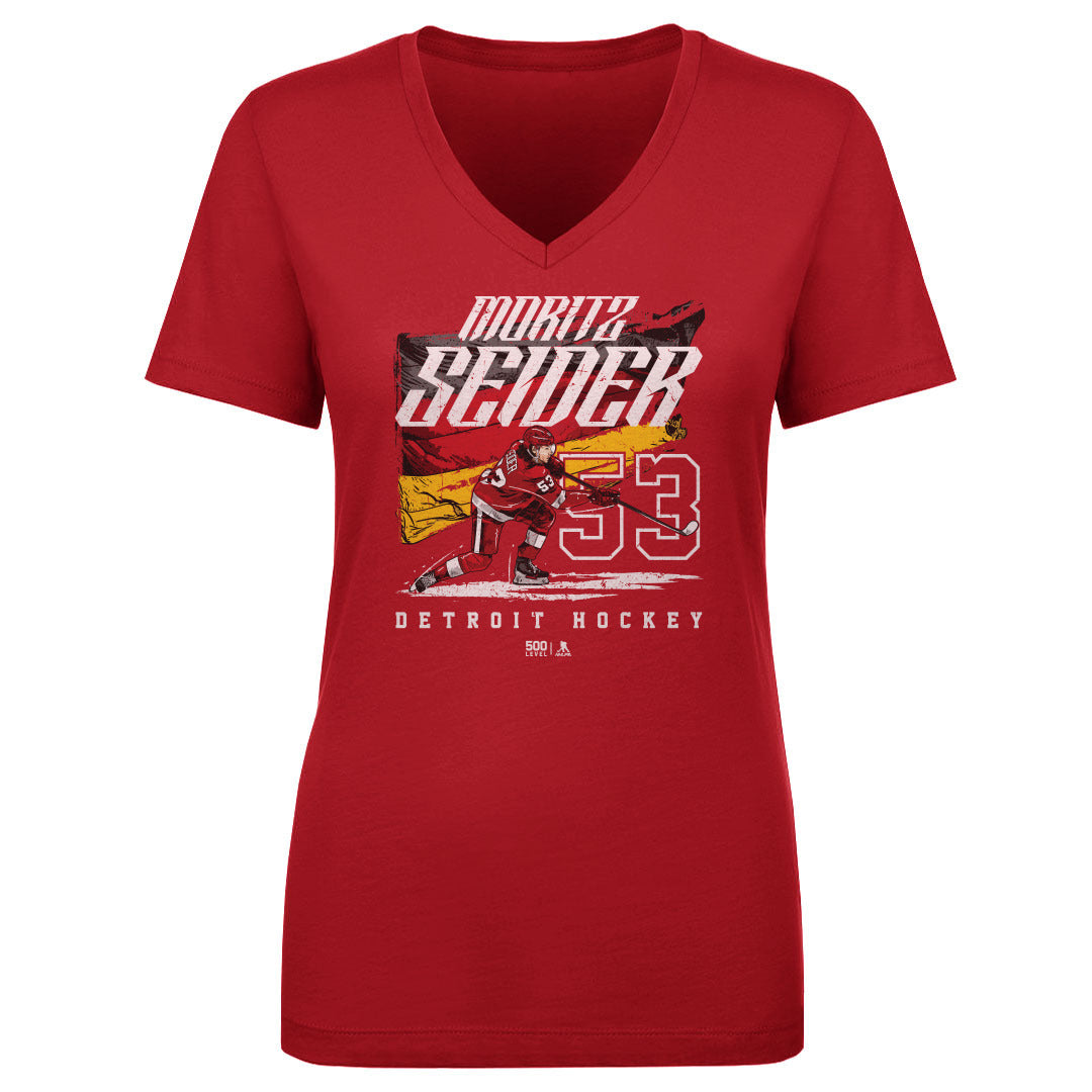 Moritz Seider Women's V-Neck T-Shirt | 500 LEVEL