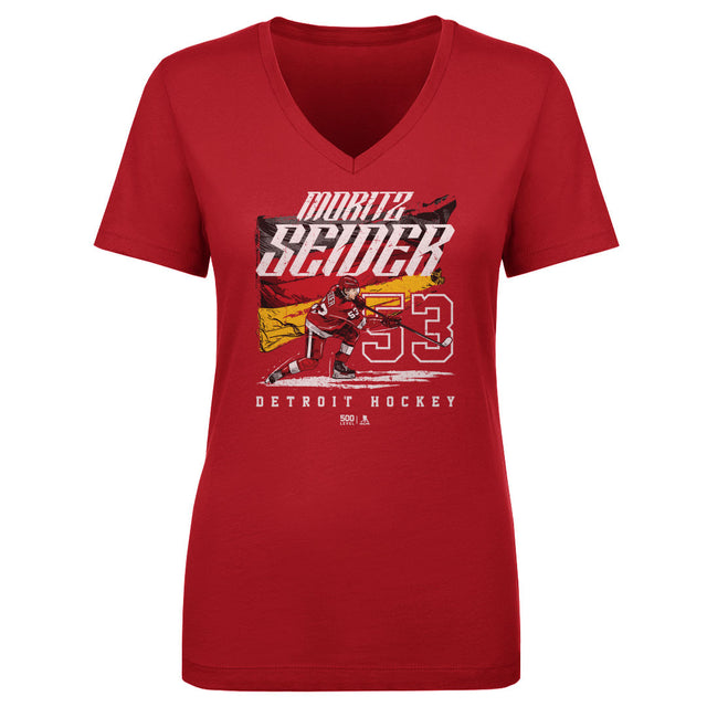 Moritz Seider Women's V-Neck T-Shirt | 500 LEVEL