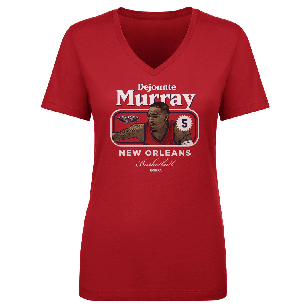 Dejounte Murray Women's V-Neck T-Shirt | 500 LEVEL