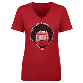 Zaccharie Risacher Women's V-Neck T-Shirt | 500 LEVEL