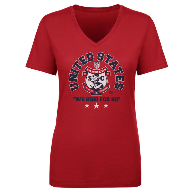 U.S. Soccer Women's V-Neck T-Shirt | 500 LEVEL