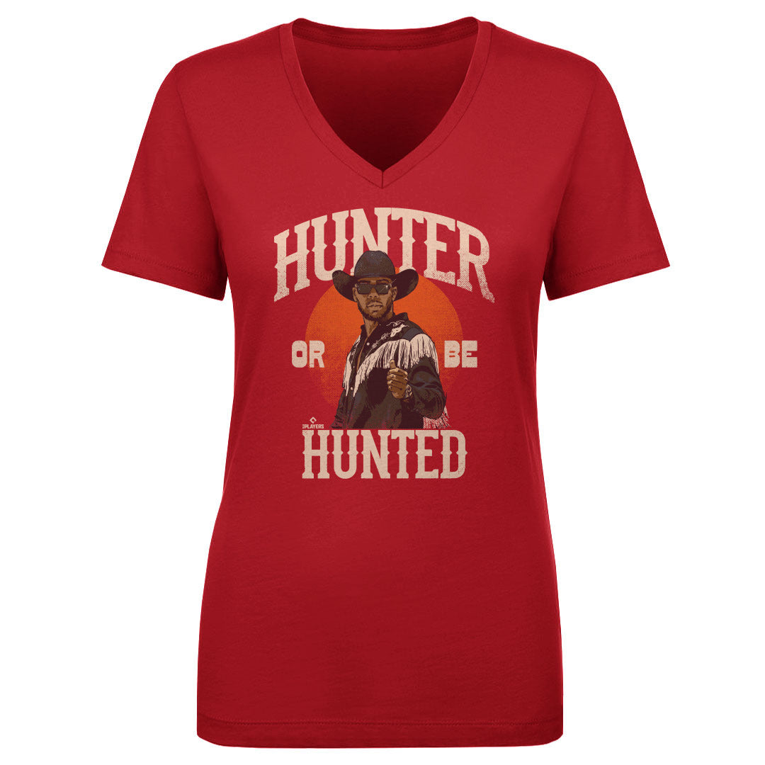 Hunter Greene Women's V-Neck T-Shirt | 500 LEVEL