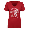 Christian Okoye Women's V-Neck T-Shirt | 500 LEVEL