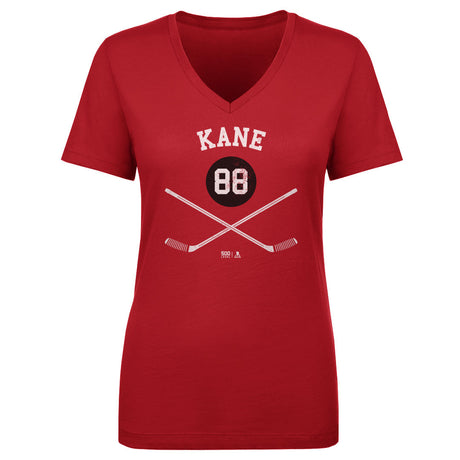 Patrick Kane Women's V-Neck T-Shirt | 500 LEVEL