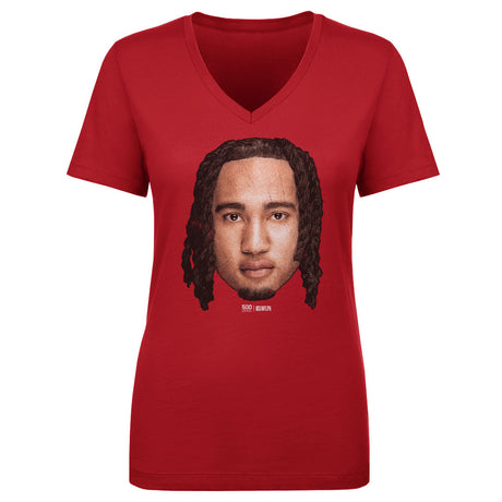 C.J. Stroud Women's V-Neck T-Shirt | 500 LEVEL