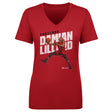 Damian Lillard Women's V-Neck T-Shirt | 500 LEVEL
