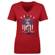 Mike Trout Women's V-Neck T-Shirt | 500 LEVEL