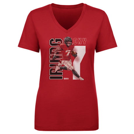 Bucky Irving Women's V-Neck T-Shirt | 500 LEVEL