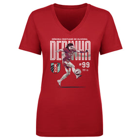 Debinha Women's V-Neck T-Shirt | 500 LEVEL