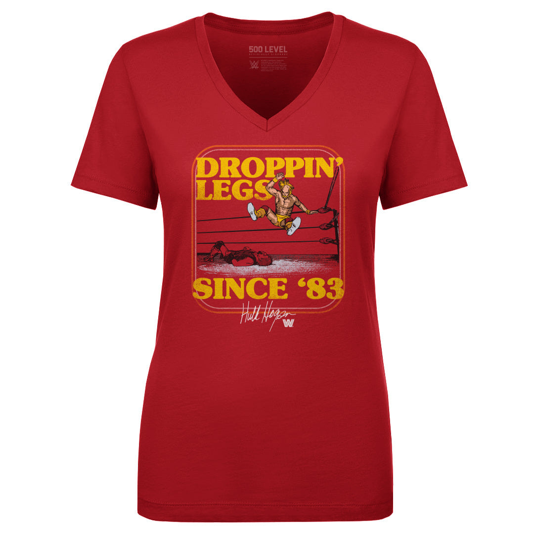 Hulk Hogan Women's V-Neck T-Shirt | 500 LEVEL