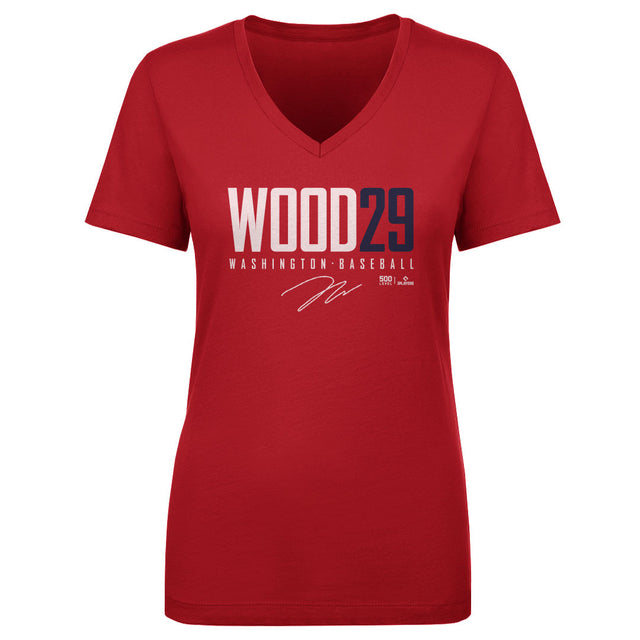 James Wood Women's V-Neck T-Shirt | 500 LEVEL