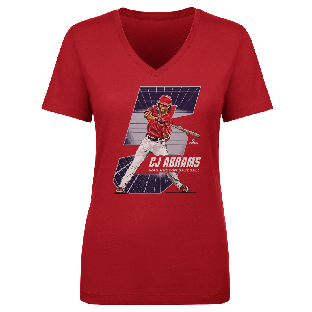 CJ Abrams Women's V-Neck T-Shirt | 500 LEVEL