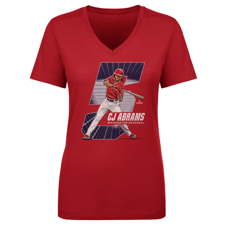 CJ Abrams Women's V-Neck T-Shirt | 500 LEVEL
