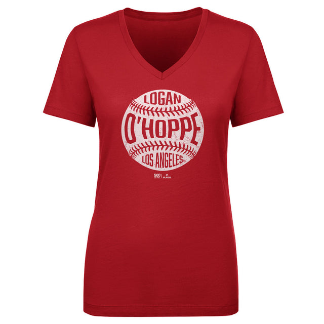 Logan O'Hoppe Women's V-Neck T-Shirt | 500 LEVEL