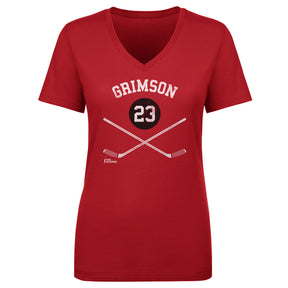 Stu Grimson Women's V-Neck T-Shirt | 500 LEVEL