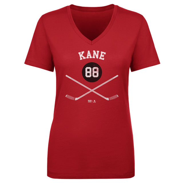 Patrick Kane Women's V-Neck T-Shirt | 500 LEVEL