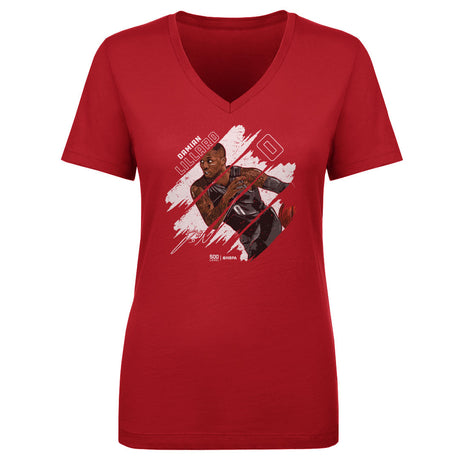 Damian Lillard Women's V-Neck T-Shirt | 500 LEVEL