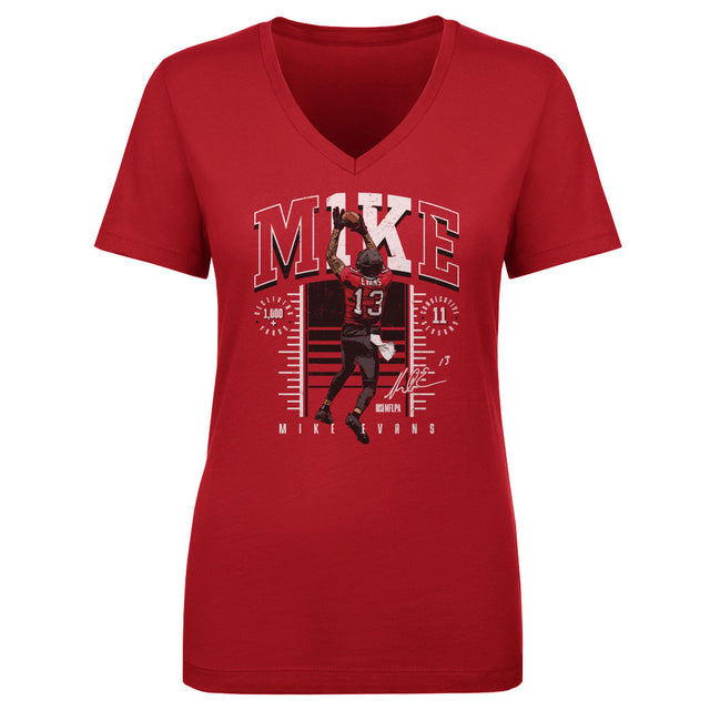 Mike Evans Women's V-Neck T-Shirt | 500 LEVEL