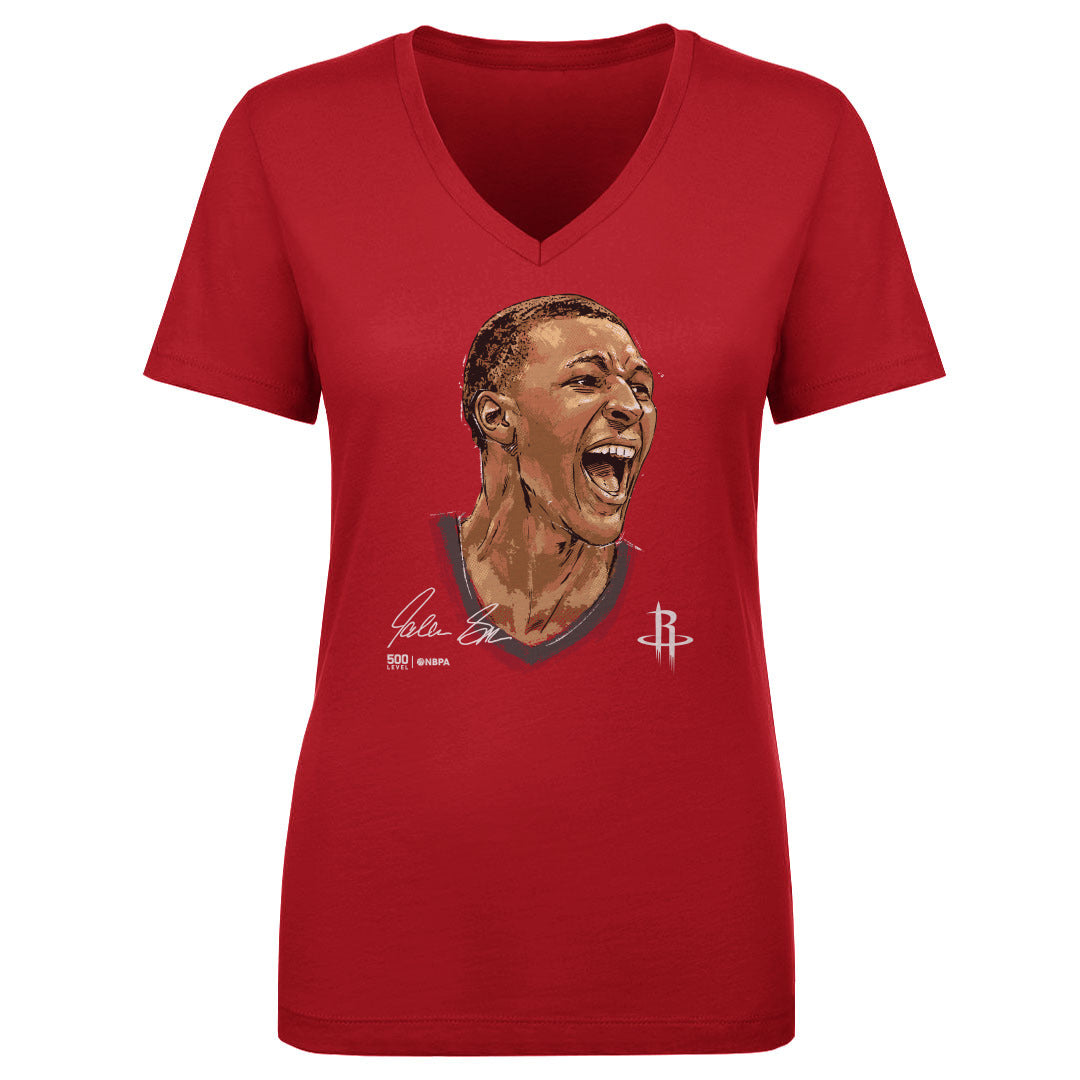 Jabari Smith Jr. Women's V-Neck T-Shirt | 500 LEVEL