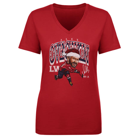 Alex Ovechkin Women's V-Neck T-Shirt | 500 LEVEL
