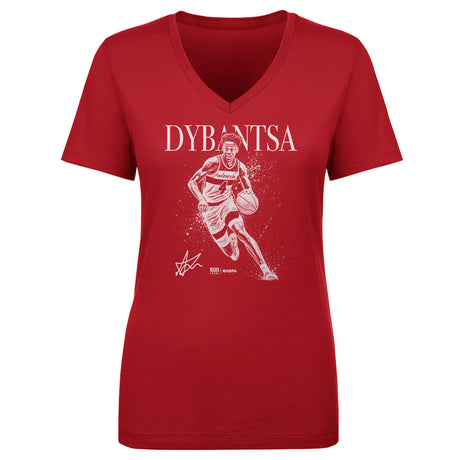 AJ Dybantsa Women's V-Neck T-Shirt | 500 LEVEL