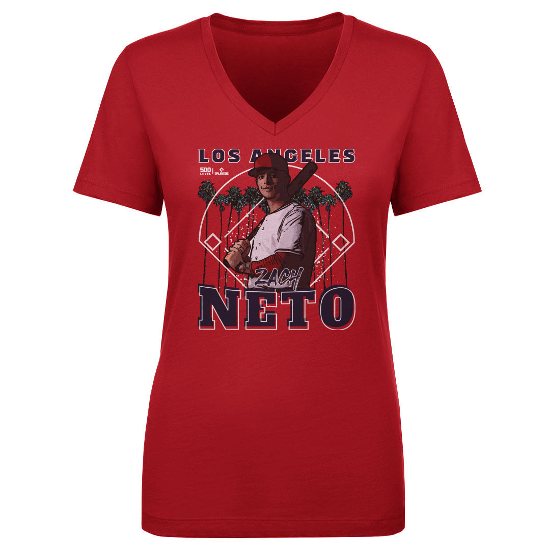 Zach Neto Women's V-Neck T-Shirt | 500 LEVEL
