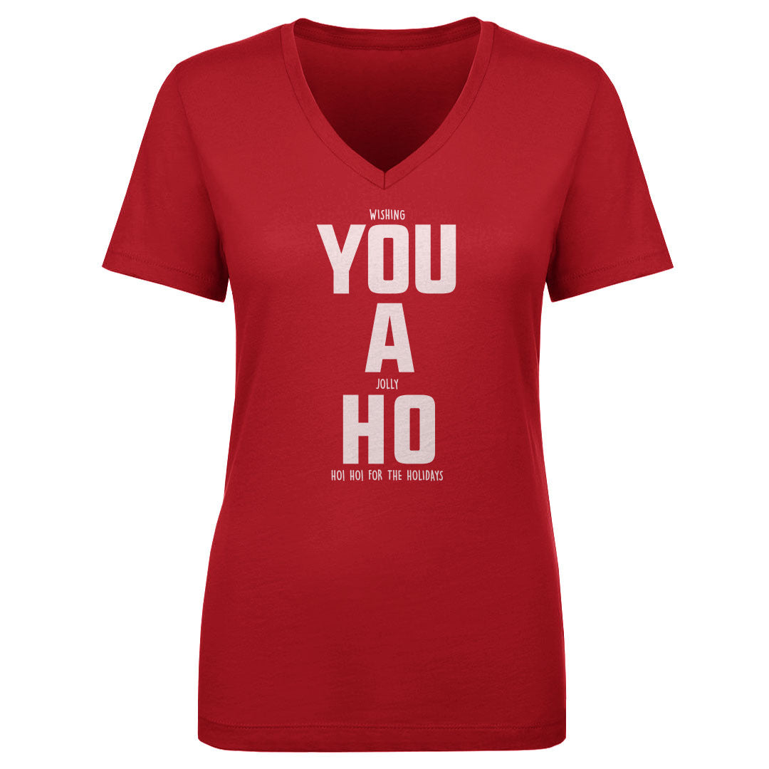 Christmas Women's V-Neck T-Shirt | 500 LEVEL