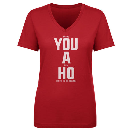 Christmas Women's V-Neck T-Shirt | 500 LEVEL