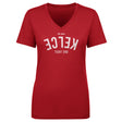 Travis Kelce Women's V-Neck T-Shirt | 500 LEVEL